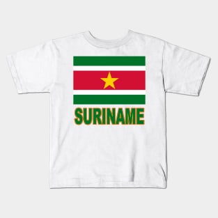 The Pride of Suriname - Suriname Flag Design Kids T-Shirt